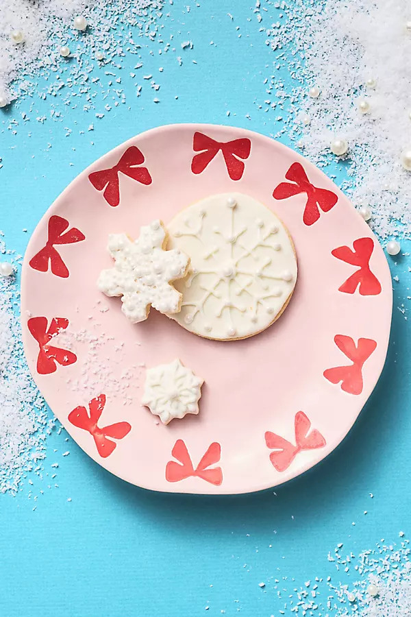 Vida Icon Stoneware Dessert Plate: Holiday Edition | Anthropologie (US)