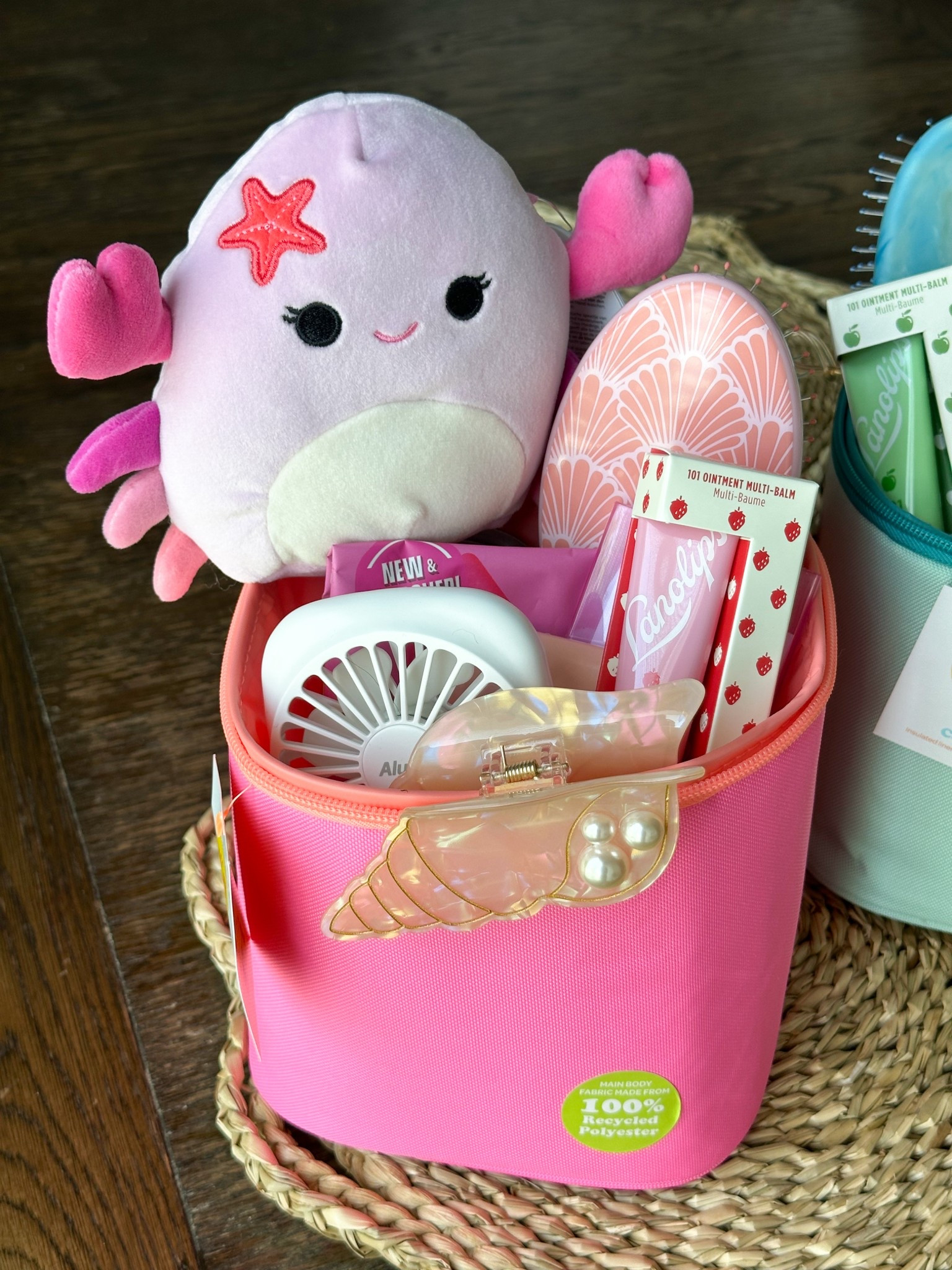 How cute is this Summer gift?! Love all the goodies inside!!! The mini fan and mirror are soooo perfect for everyday or travel! 

#LTKGiftGuide #LTKTravel