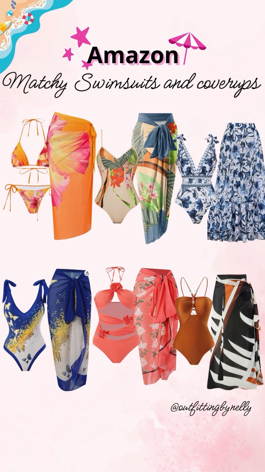 Matching swimsuits + coverups just make getting dressed so much easier 🌴✨

If you’re planning a trip or just want an easy summer outfit, save this post so you can come back to it later 🤍

**Linking more options**

amazon swimsuits women
matching swimsuit and coverup
amazon coverups women
one piece swimsuit women
amazon swimwear finds
vacation swim outfits
resort wear women
beach coverup sets
matching beach outfits
cruise outfits women
tropical vacation outfits
amazon best sellers swim
flattering swimsuits women
sarong coverup women
beach skirt coverup
poolside outfit women
summer swim outfits
amazon fashion finds
travel outfits women
stylish one piece swimsuit
beach vacation essentials
amazon clothing deals
trending amazon swimwear
easy vacation outfits
beach to pool outfits
matching swim set women
resort style outfits
amazon summer finds
vacation packing list women
on sale swimsuits amazon



#LTKSaleAlert #LTKSwim #LTKTravel