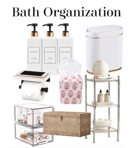 Beautiful ideas to organize and elevate your bathroom decor. 

#LTKsalealert #LTKhome #LTKfindsunder50