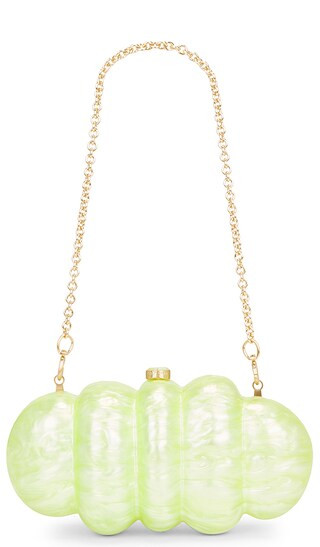 Puffer Clutch in Honeydew | Revolve Clothing (Global)