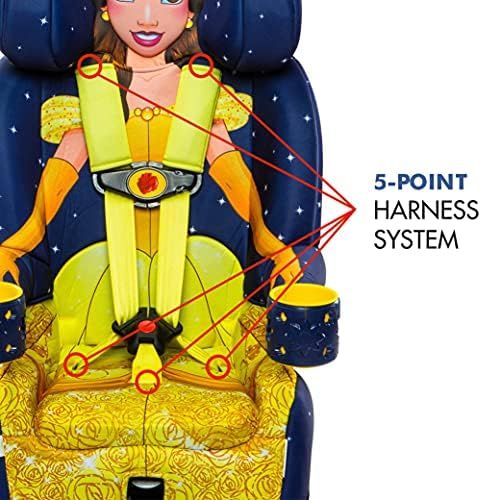 KidsEmbrace 2-in-1 Harness Booster Car Seat, Disney Princess Belle | Amazon (US)