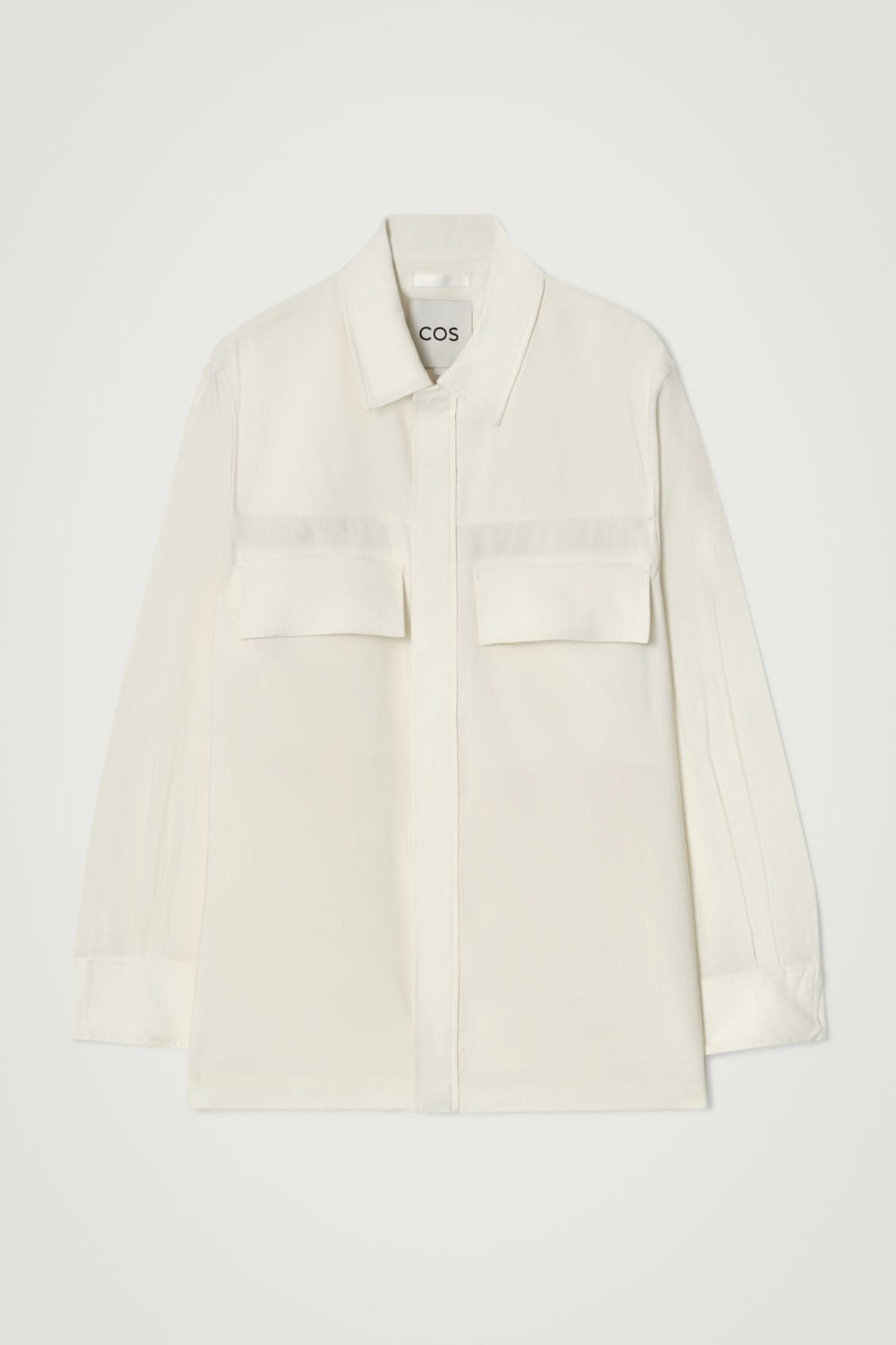 LINEN-BLEND UTILITY OVERSHIRT | COS (US)