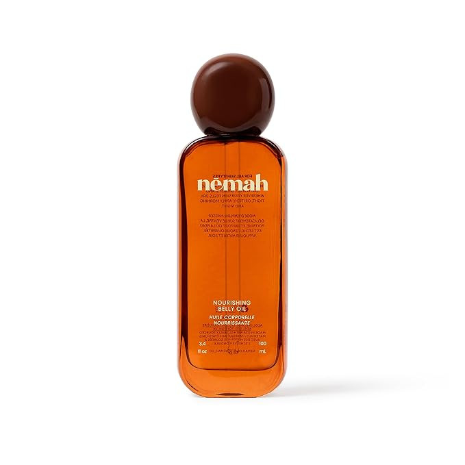 Nemah Belly Oil For Pregnant Women, Stretch Mark Oil, Quick Drying Non-Greasy With Jojoba Coconut... | Amazon (US)