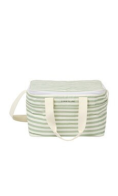 Sunnylife Light Cooler Bag in La Palma Sage Stipe from Revolve.com | Revolve Clothing (Global)