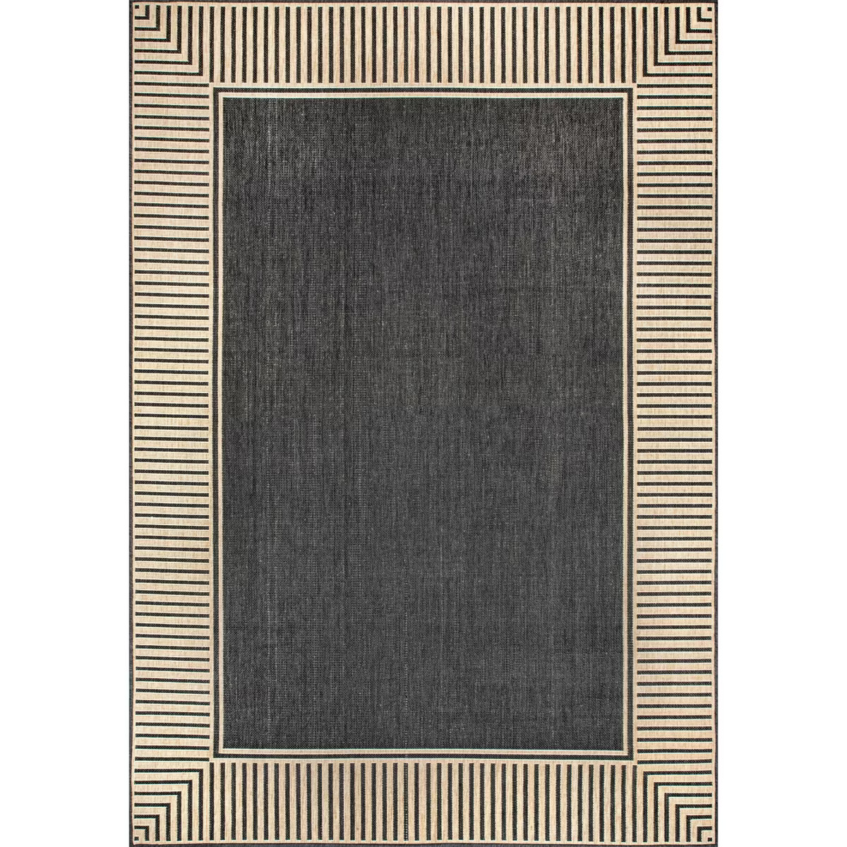 nuLOOM Asha Simple Border Indoor and Outdoor Area Rug for Patio Garden Living Room Bedroom Dining... | Target