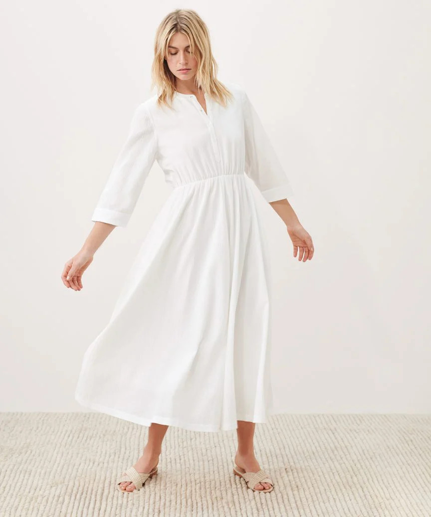 Seersucker Shirt Dress | Jenni Kayne