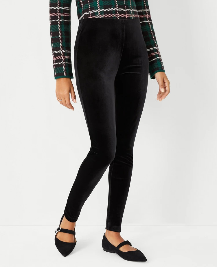 The Velvet High Waist Legging | Ann Taylor (US)