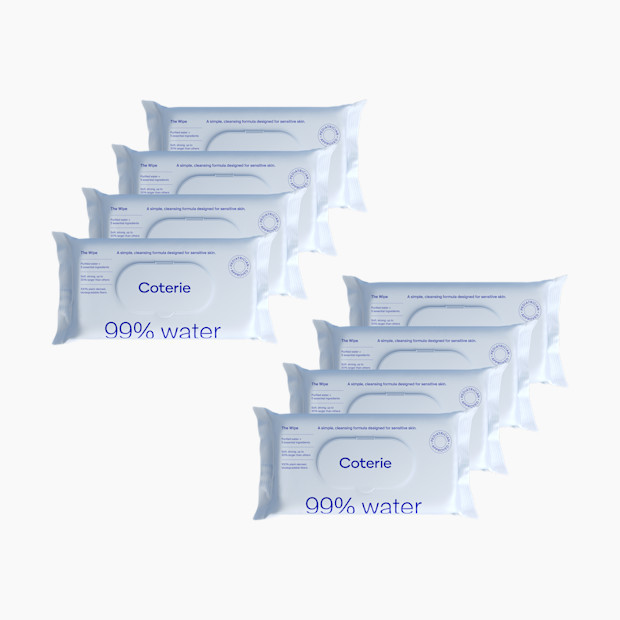 Coterie 99% Water Baby Wipes Size 448 Count | Purified | Babylist