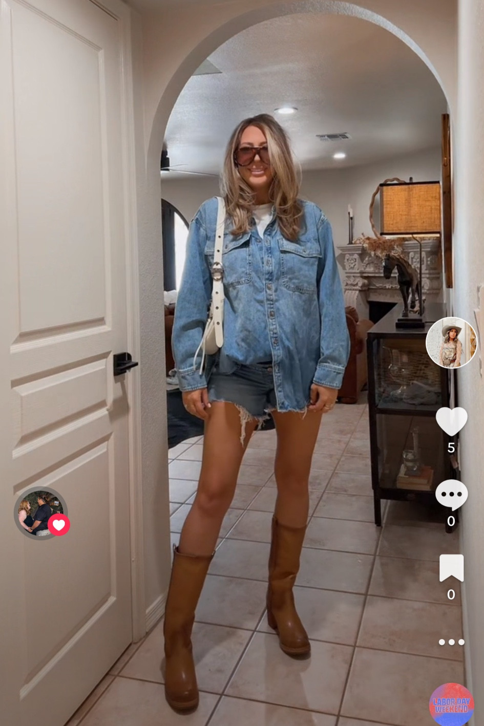 Denim on denim | fall outfit | campus boot dupe | fall fashion | shoulder bag

#LTKStyleTip #LTKShoeCrush #LTKBump