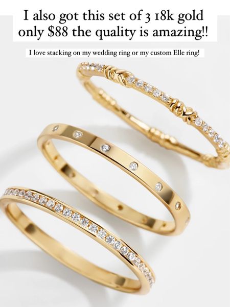 Custom 18k gold diamond bands! Affordable great pricing! 

#LTKMostLoved #LTKfindsunder100 #LTKGiftGuide