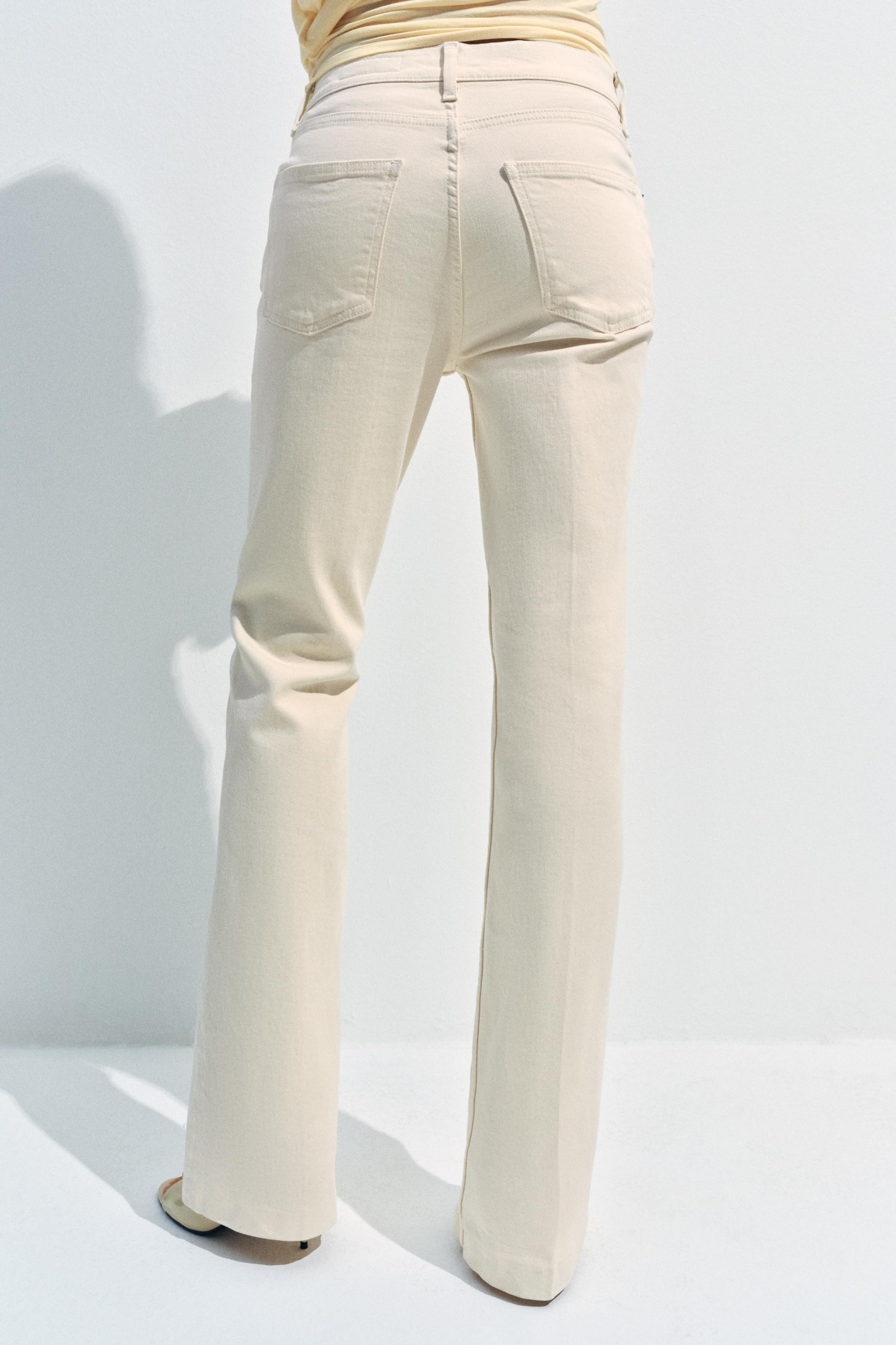 ZW COLLECTION MID-WAIST BOOTCUT JEANS | Zara UK