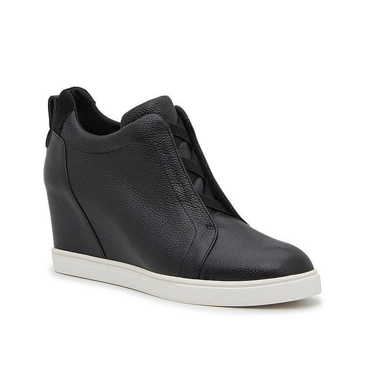 Linea Paolo Archer Wedge Sneaker | Women's | Black | Size 11 | Sneakers | Wedge | DSW