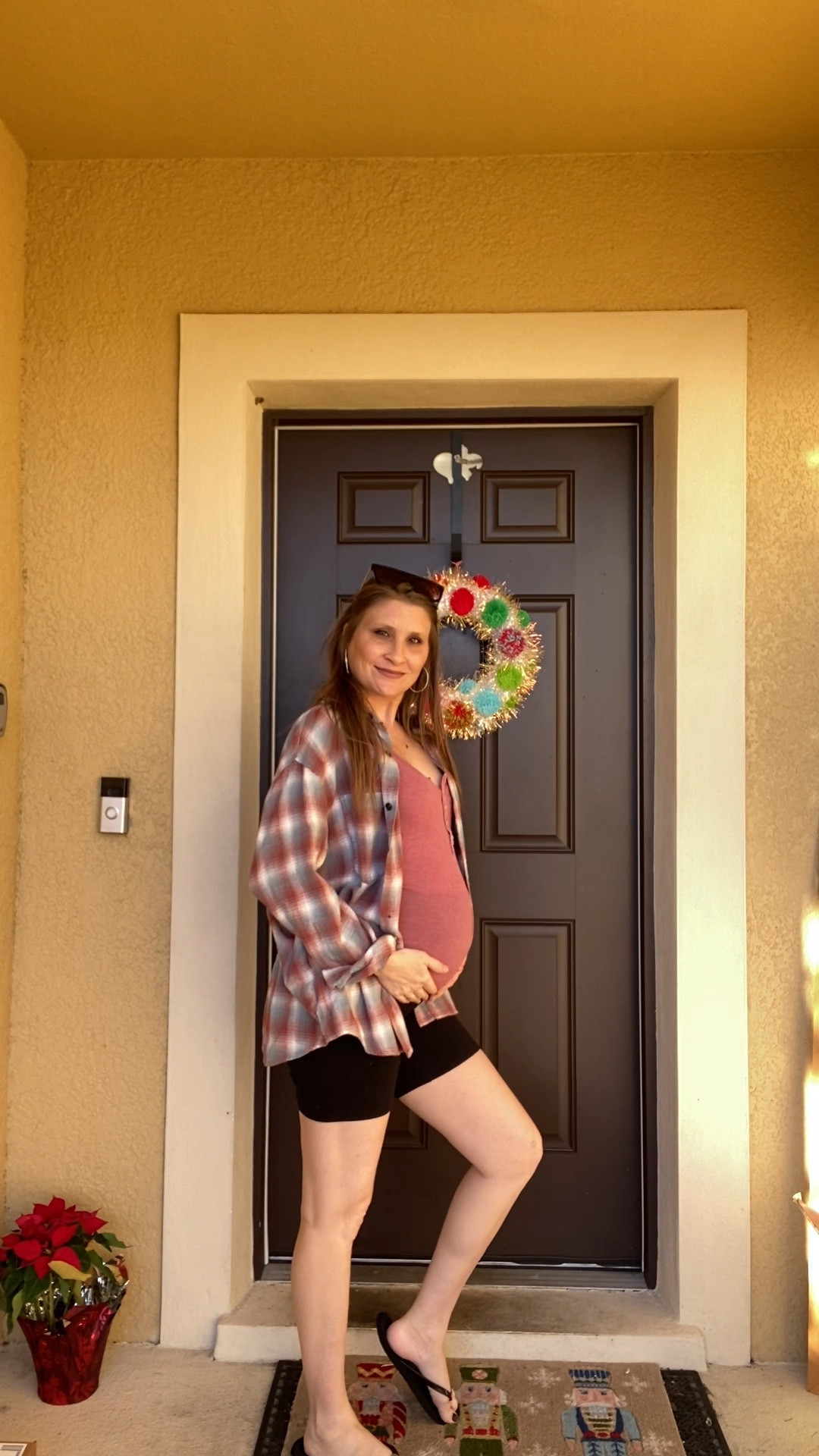 Casual outfit of the day, of a pregnant mom of 2 #LTK #OOTD 

#LTKSeasonal #LTKStyleTip #LTKBump