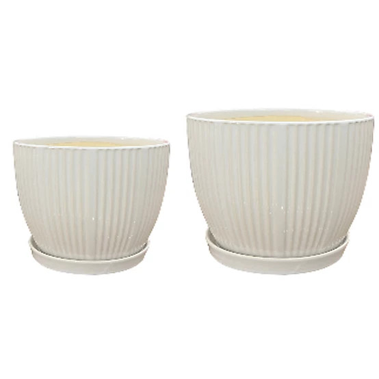 BDS  Ribbed Planter, White | Tractor Supply