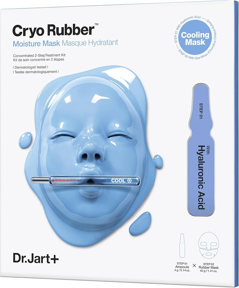 Dr.Jart+ Cryo Rubber Face Mask with Moisturizing Hyaluronic Acid | Korean Skin Care | Amazon (US)