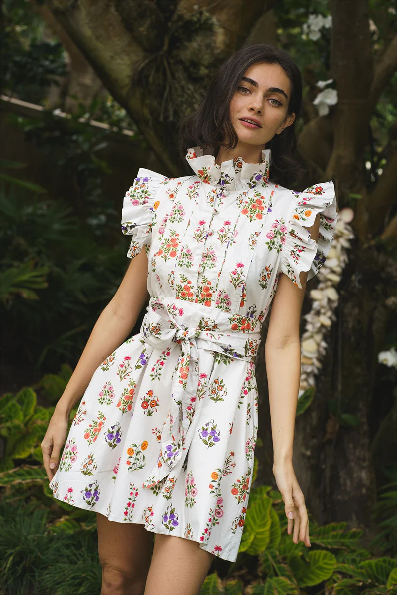 Fairfield Mini | Floral Frieze Cotton Poplin | SUE SARTOR