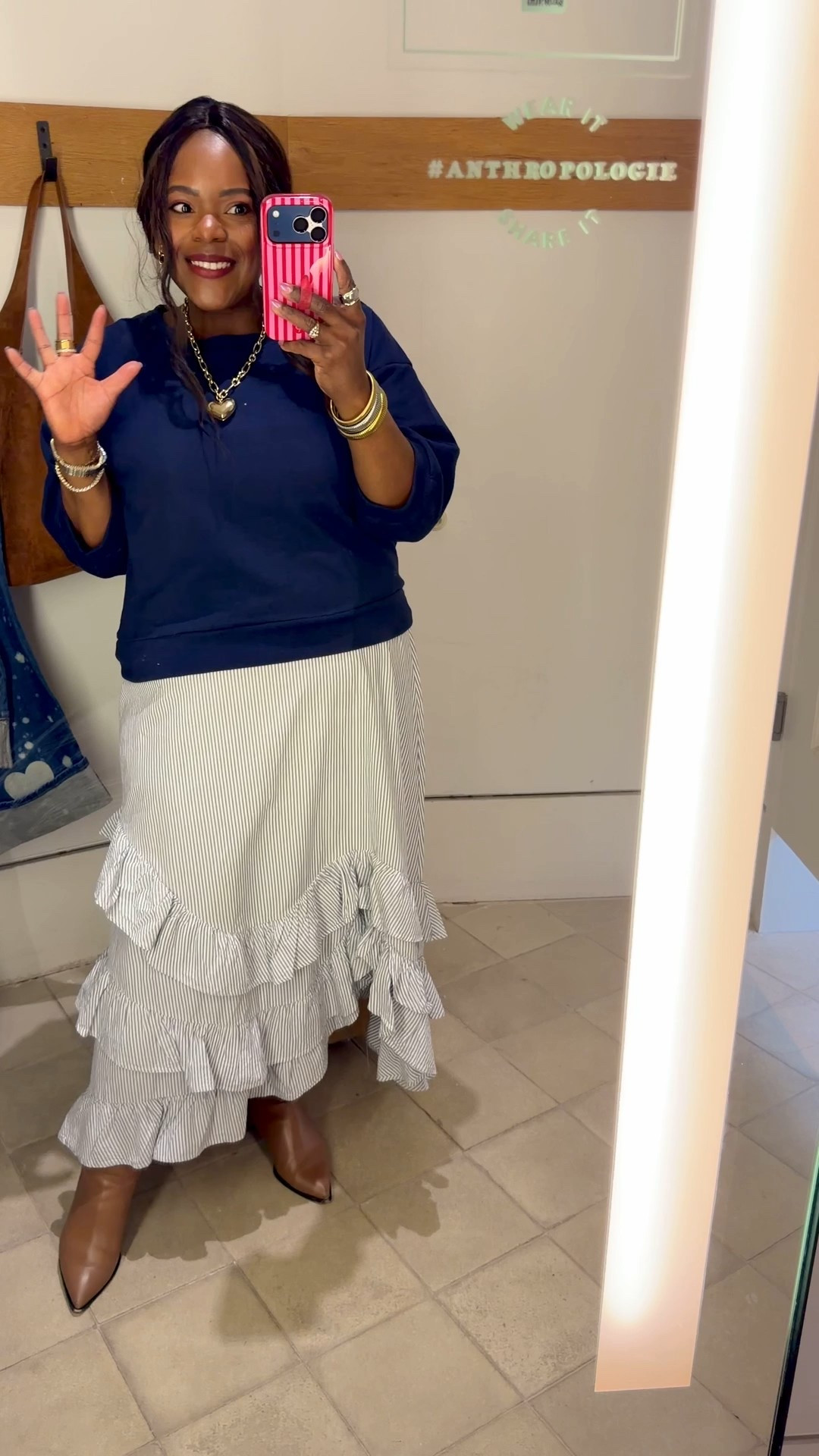 Love this Maeve twofer dress from Anthropologie! Would be a perfect Spring transition outfit too and adorable with sneakers! Wearing a size large. 

#LTKMidsize #LTKootd #LTKPlusSize