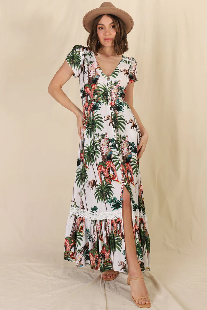 Carmen - Hamptons Maxi Dress | Salty Crush