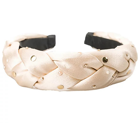Violet & Brooks Braided Headband - Blair - QVC.com | QVC