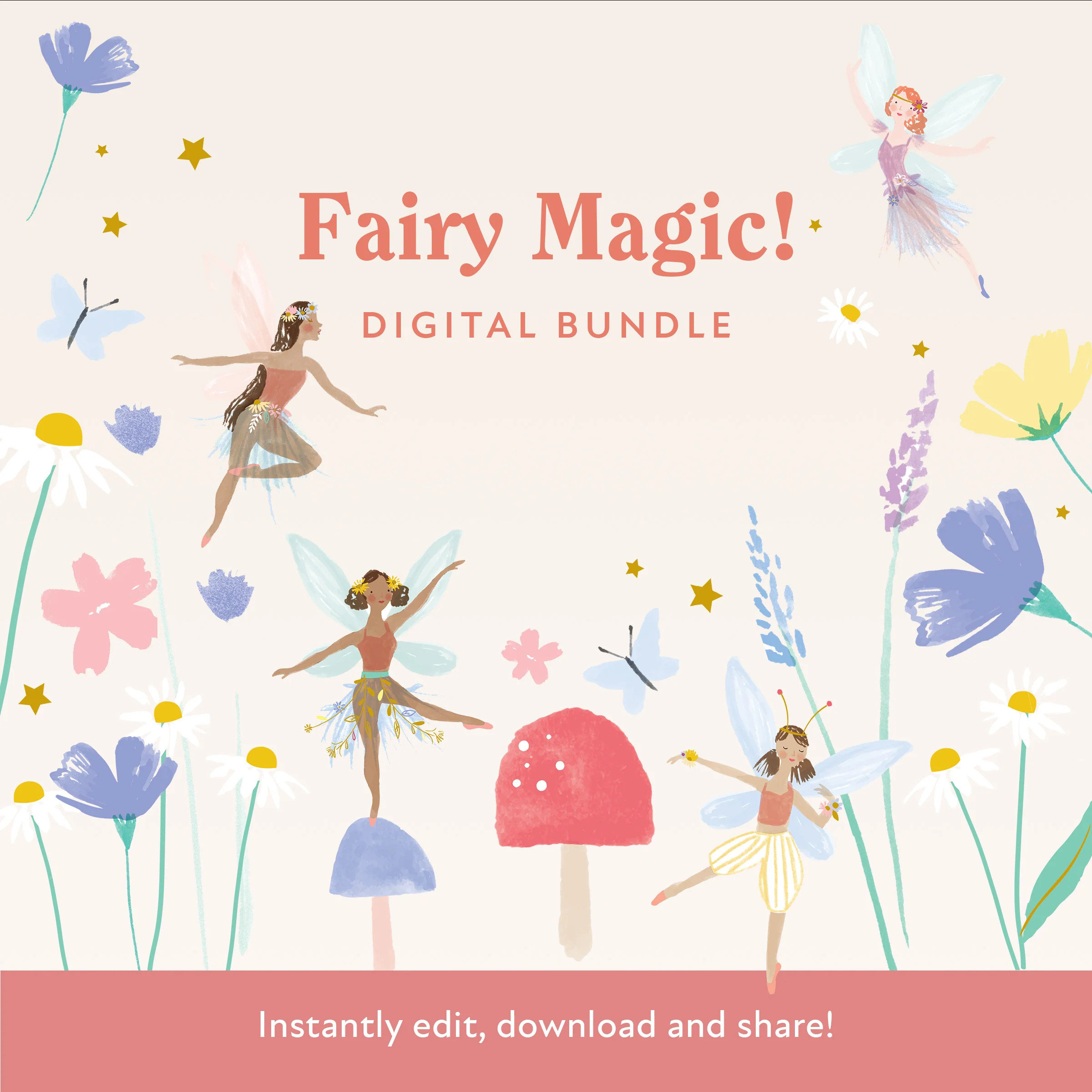 Digital Fairy Party Bundle | Meri Meri