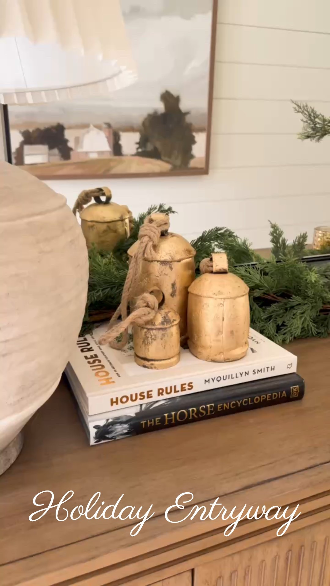 🌿 If you love a clean, neutral holiday look that still feels warm and intentional… this is your inspo.
A blend of natural greenery, oversized pottery, layered artwork, sculptural lamps, woven textures, and subtle Christmas touches creates the perfect Modern Classic entryway moment — calm, welcoming, and beautifully styled.

#porcheandco #modernclassicdecor #holidayentrywayideas #neutralchristmasdecor #greeneryandbells #woodconsoledecor #layeredartdisplay #holidaystylinginspiration #cozyentryway #seasonalhomedesign

Do you want to bring our dreamy Modern Classic style interior design into your own home? 🏡 You’re in luck! Reserve our Online Interior Design packages today -> https://porcheandco.com/edesign ✨ We can’t wait to work with you & design your home with #porcheandco


#LTKHoliday #LTKSeasonal #LTKHome