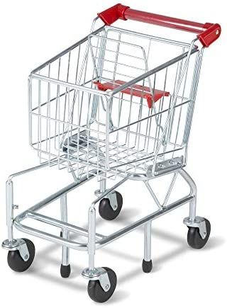Melissa & Doug Toy Shopping Cart With Sturdy Metal Frame - Toddler Shopping Cart, Pretend Grocery... | Amazon (US)