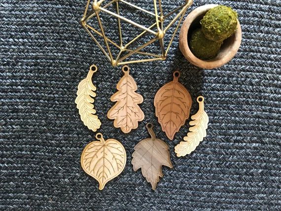 Wooden Leaves for Garland, Wood Leaf, DIY Fall Mantle Decor, DIY Autumn Pennant Banner, Fall Neut... | Etsy (US)