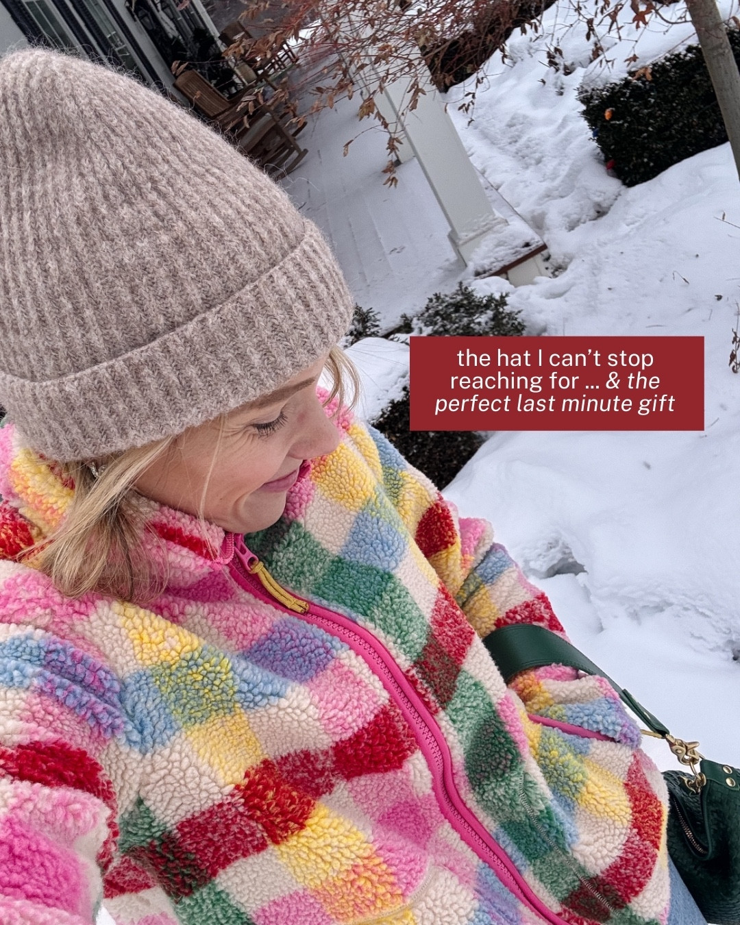 Wearing my regular size 4 in Boden jacket, more colors and patterns, Clare V Moyen messenger in evergreen, J.Crew layering long sleeve top in grey wearing my regular size small, sorel waterproof ankle boots are true to size, Althelta under $10 socks, Janessa Leone hat code LATELY15 of your entire purchase, EBY underwear and Pepper Bra always, Agolde 90's crop jeans true to size (5'3") xo, Claire

#LTKSeasonal #LTKHoliday #LTKootd