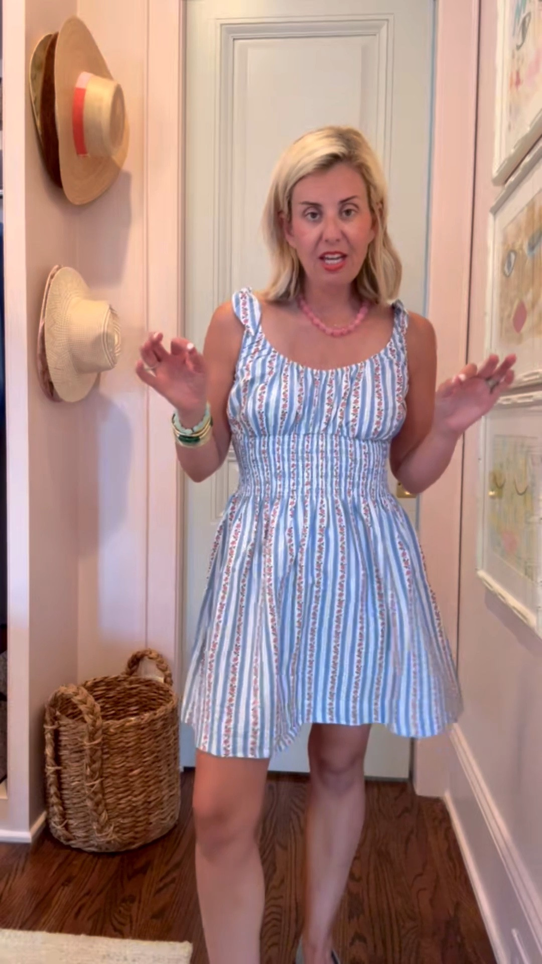Wally World is winning again! This dress is adorable and the price is crazy!! I’m in xs dress and 7 flat. 

 *use Catherine20 at Allie + Bess

#LTKdayinmylife #LTKOver40 #LTKSeasonal