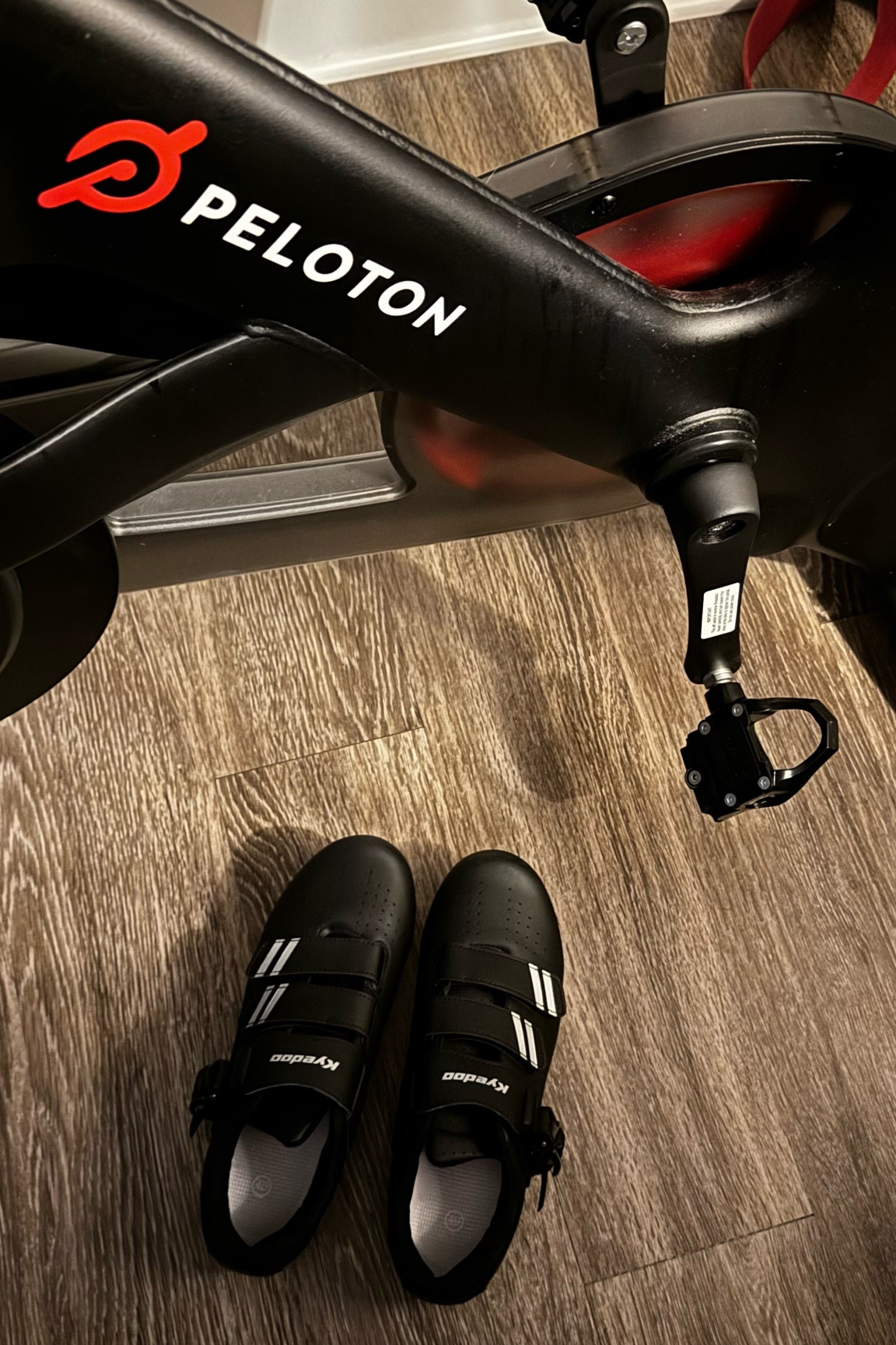 My cycle shoes, so cozy & great for wide feet