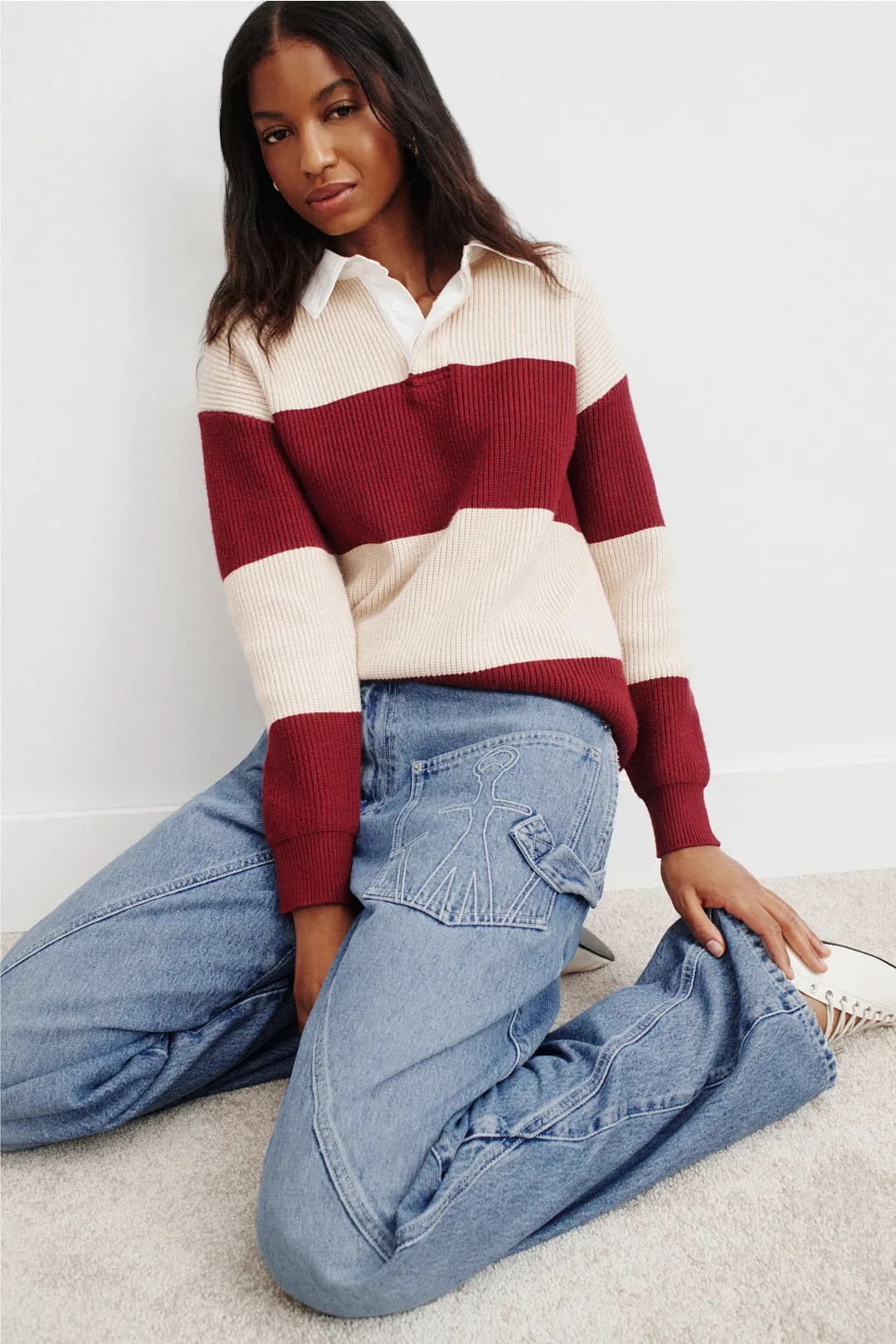 Twisted Workwear Jeans | Rent the Runway