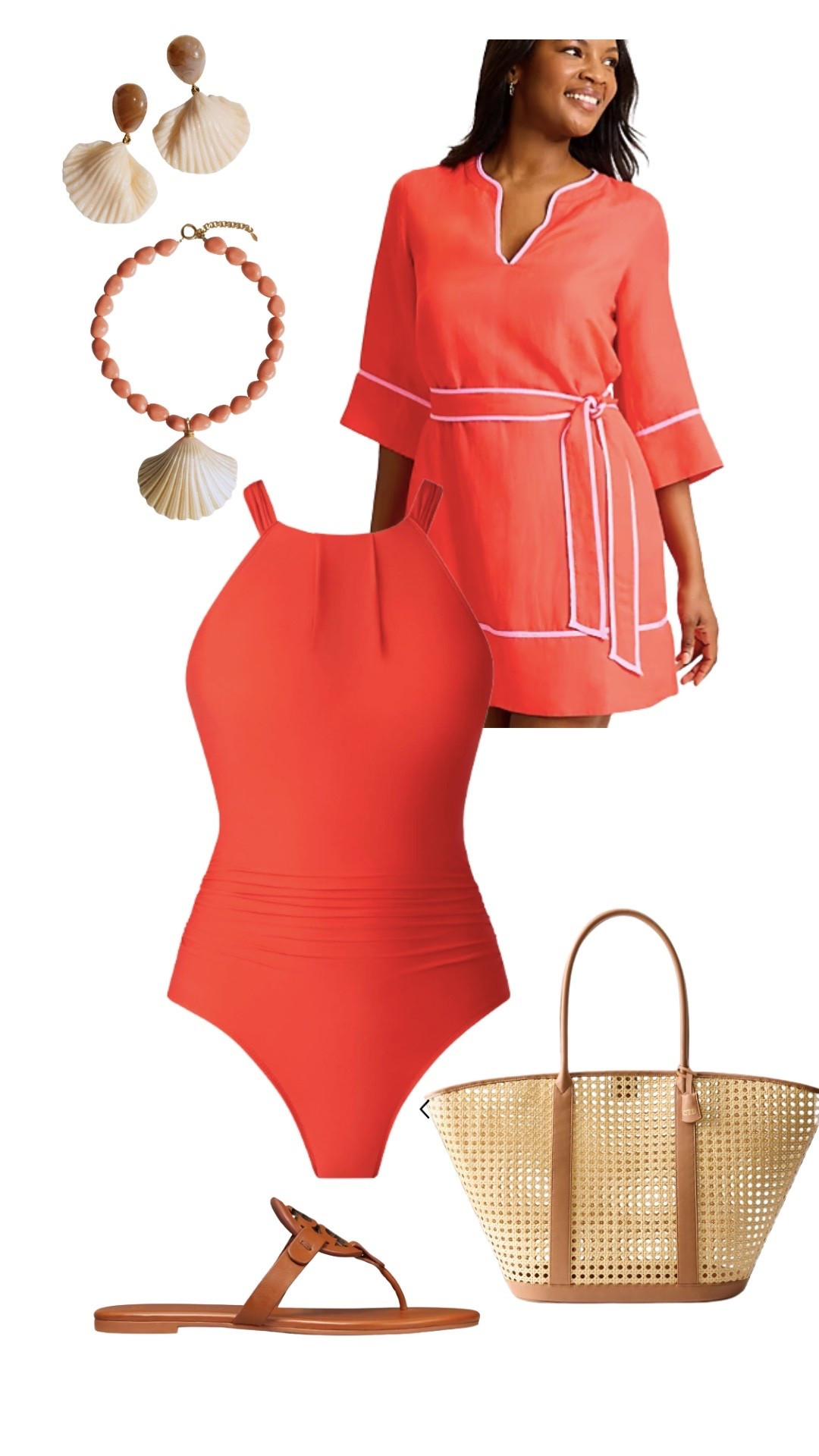 This color combination is so gorgeous! We love the accessories that we paired with this. Hope you do too.

￼#LTKswimwear
#LTKcoverups

#LTKActive