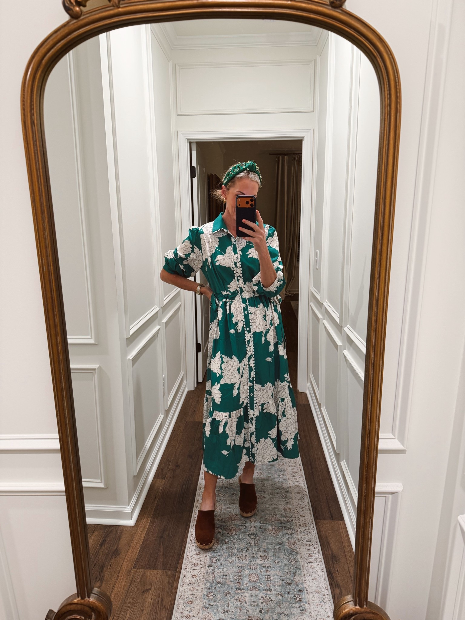 Happy St. Patrick’s Day! Green dress, and headband from Amazon for the win  