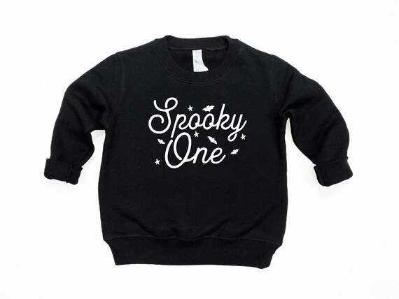 Spooky One Sweatshirt Girls Halloween Sweatshirt Halloween - Etsy | Etsy (US)