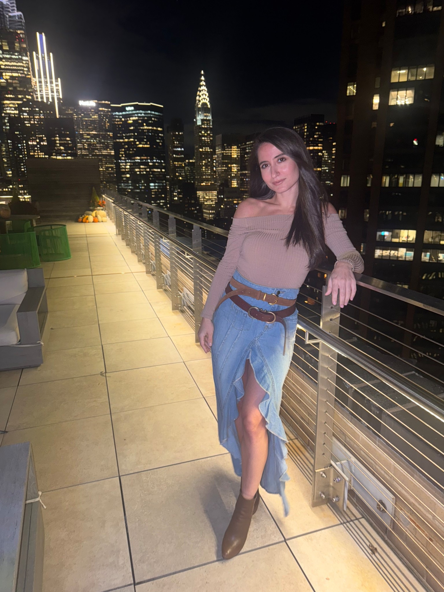 Fall fashion inspo- leaning into the double belt trend, denim maxi skirts and the color of the moment mocha mousse  as well as of course chocolate brown / espresso brown 
A very day to night look- I am an XS (petite) the skirt does run a little big 


#LTKSeasonal #LTKWorkwear #LTKStyleTip