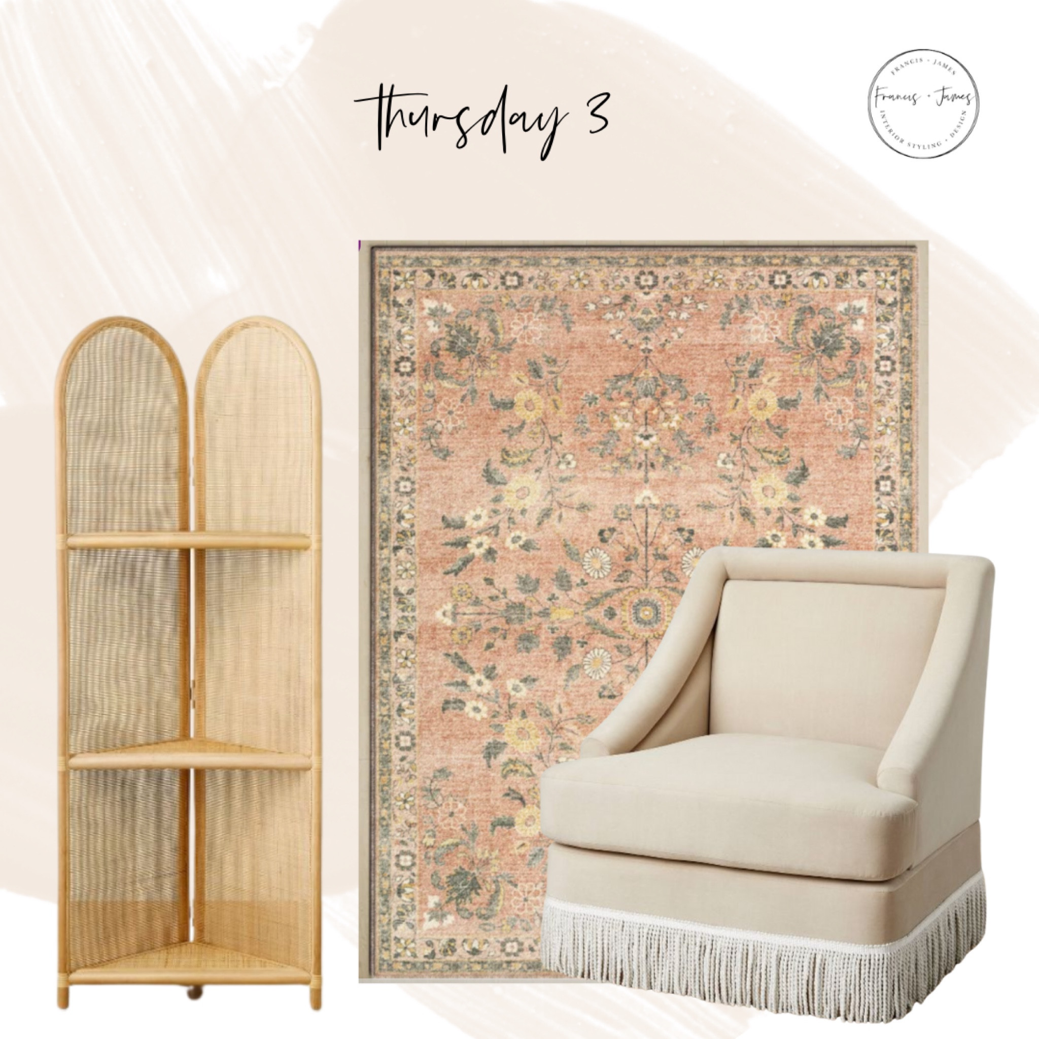 Primary Bedroom, Girls Room, glamour room, fringe chair, budget friendly decor, target home, cane shelf, flower rug, pink rug, fringe design, living room, accent chair  

#LTKhome #LTKfamily #LTKFind