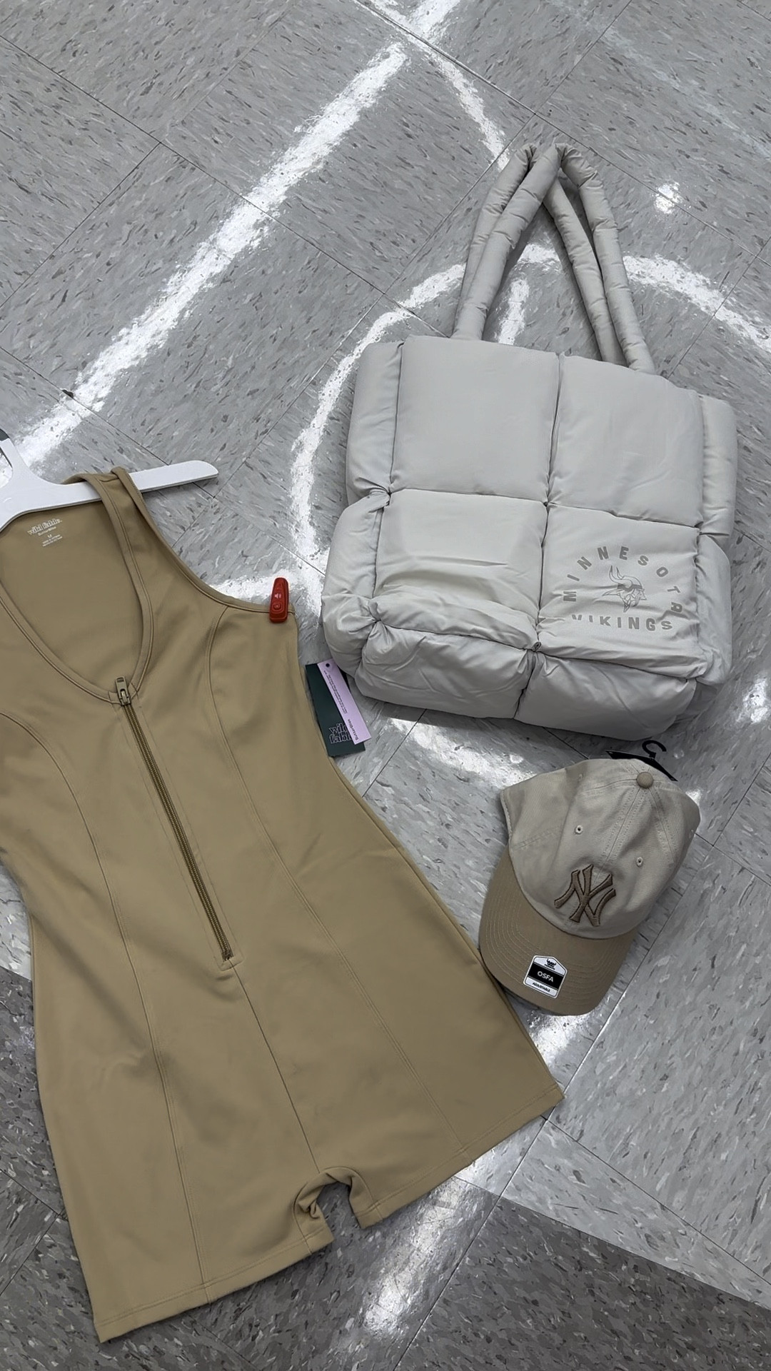 Minnesota Vikings bag
Neutrals at target 
Tan Yankees baseball hat
The softest onesie ever 

#LTKMens #LTKTravel #LTKActive