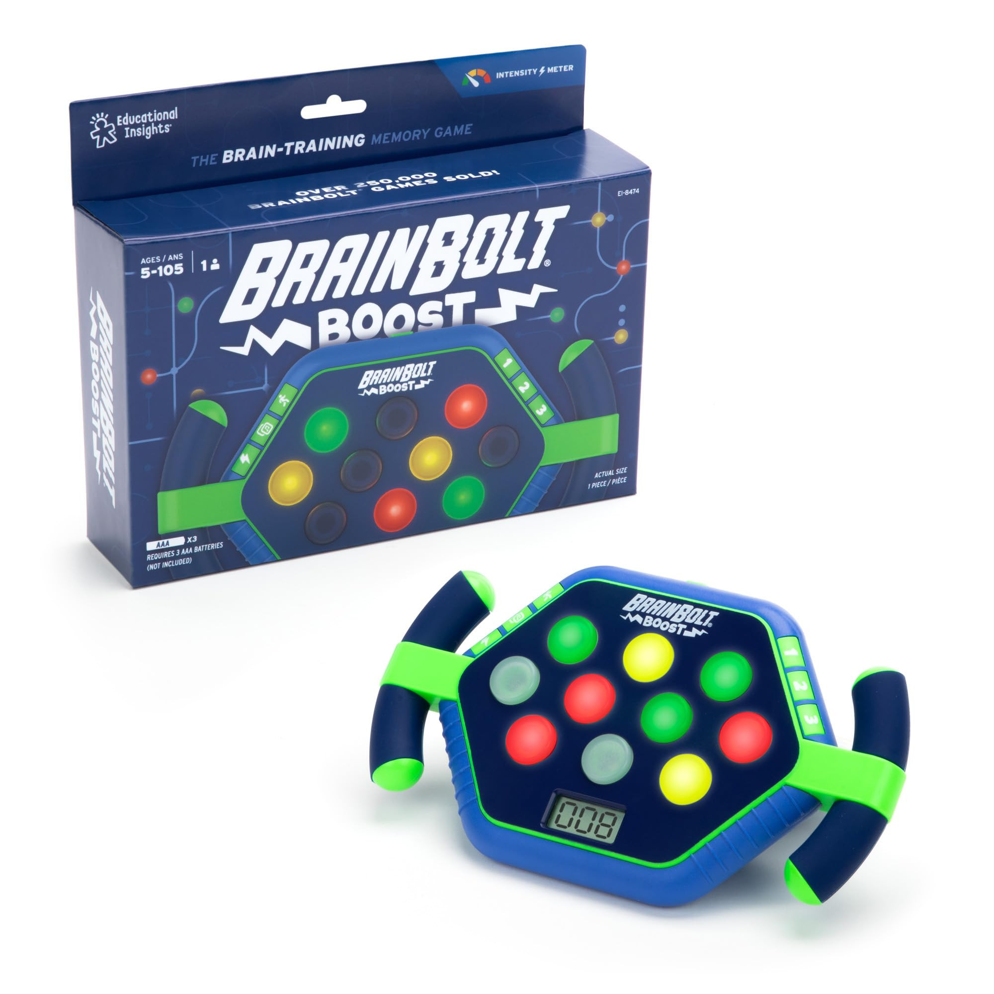 Educational Insights BrainBolt Boost - Memory Game with Light and Sound, Electronic Brain Games, ... | Amazon (US)