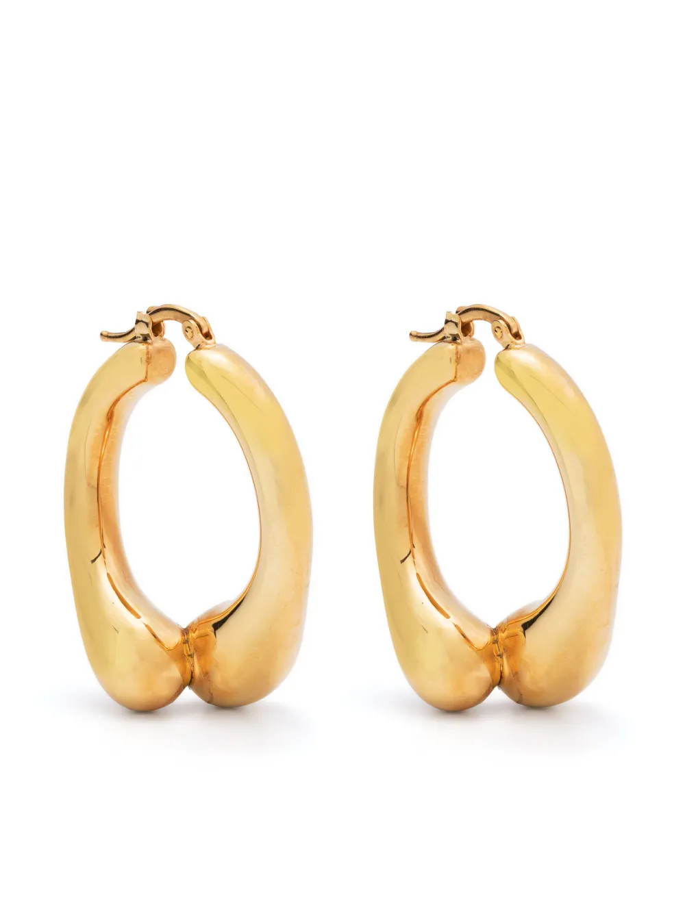 Jil Sander Drop Hoop Earrings - Farfetch | Farfetch Global