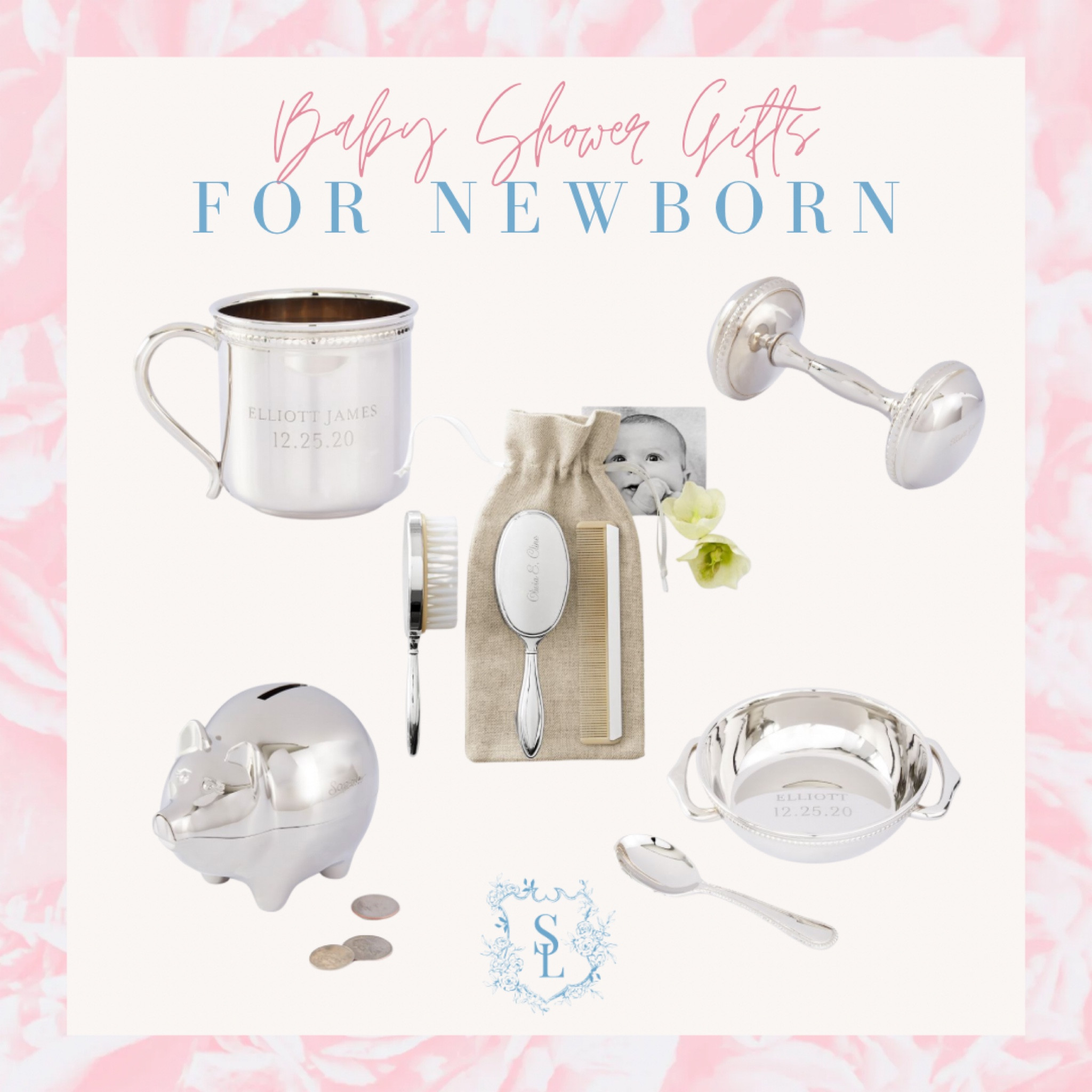 Silver keepsake gifts for newborn 🩵





baby shower | baby registry | baby shower gifts | new mom | first time mom | pregnancy | maternity | newborn | new baby | gifts for first time moms | gifts for babies | baby rattle | gifts for baby | baby keepsake | personalized gifts | custom gifts

#LTKbaby #LTKbump #LTKGiftGuide