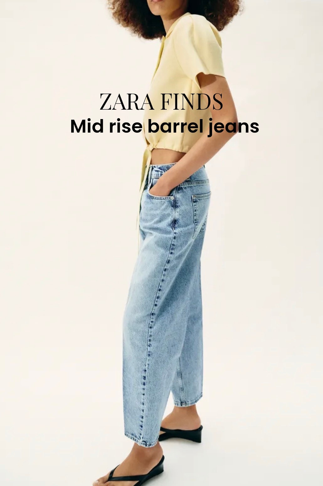 Zara barrel denim jeans

#LTKootd #LTKOver40 #LTKmomlife