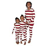 Burt's Bees Baby, Family Jammies, Matching Holiday Pajamas, Organic Cotton PJs, Rugby Stripe, Mens,  | Amazon (US)