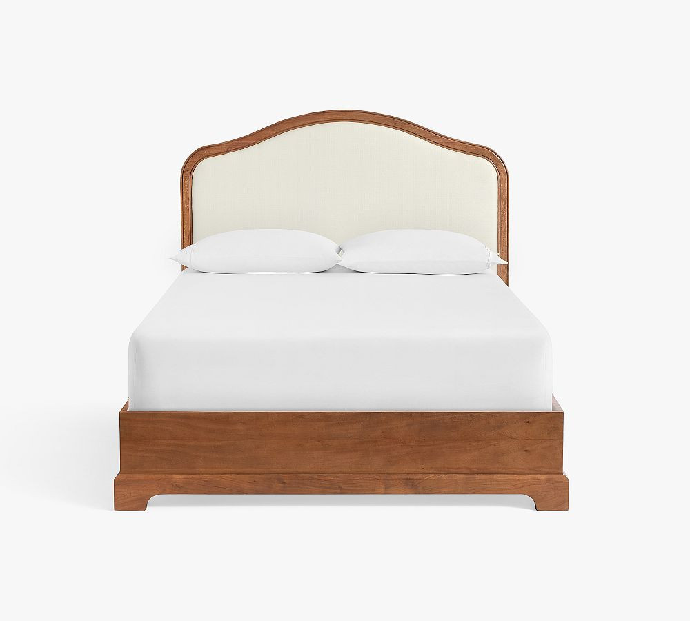 Scarlett Upholstered Bed, King, Brogan Brown | Pottery Barn (US)