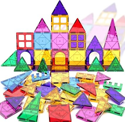 AMOSTING Magnetic Tiles Building Blocks Toys for Kids, Educational STEM Toys Montessori Toys Gift... | Amazon (CA)