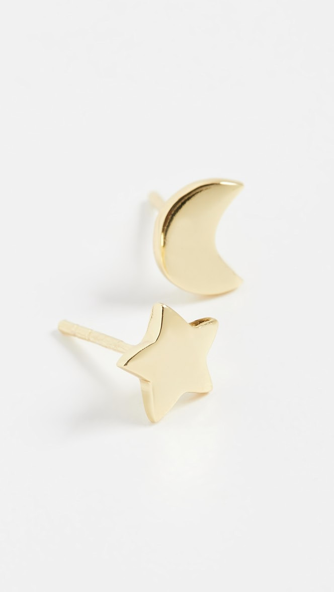 Star & Moon Stud Set | Shopbop