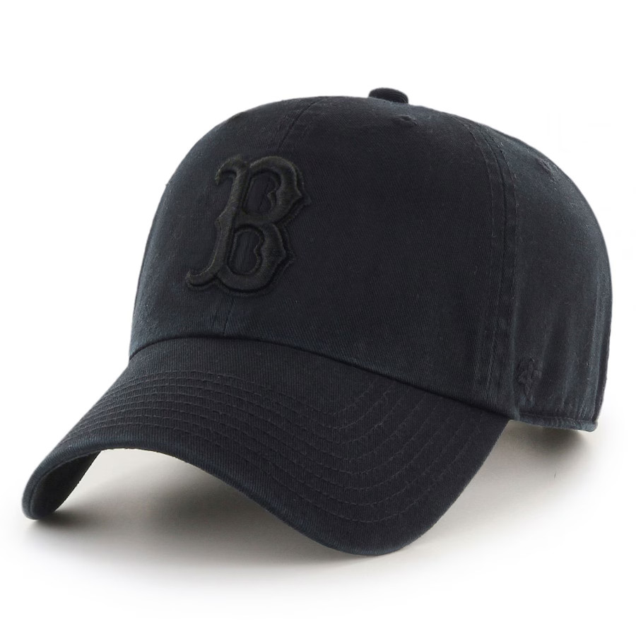 Boston Red Sox '47 Team Logo Clean Up Adjustable Hat - Black | Fanatics