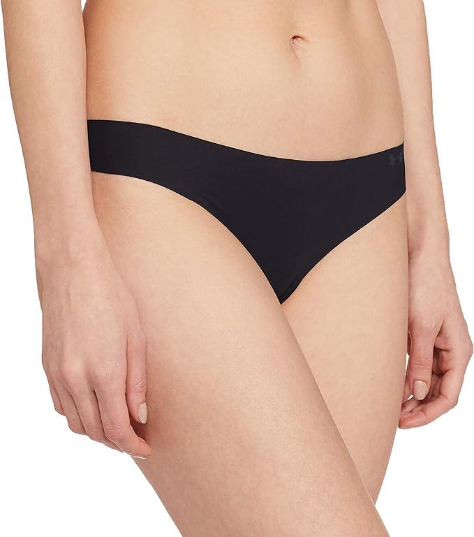 Under Armour Women's Pure Stretch Thong Underwear, 3-Pack | Amazon (US)