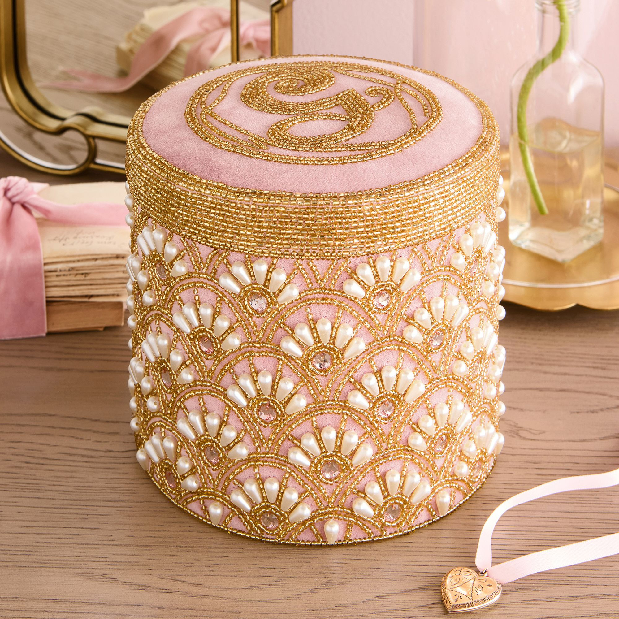 Wicked Beaded Storage Box - Glinda | Pottery Barn Teen