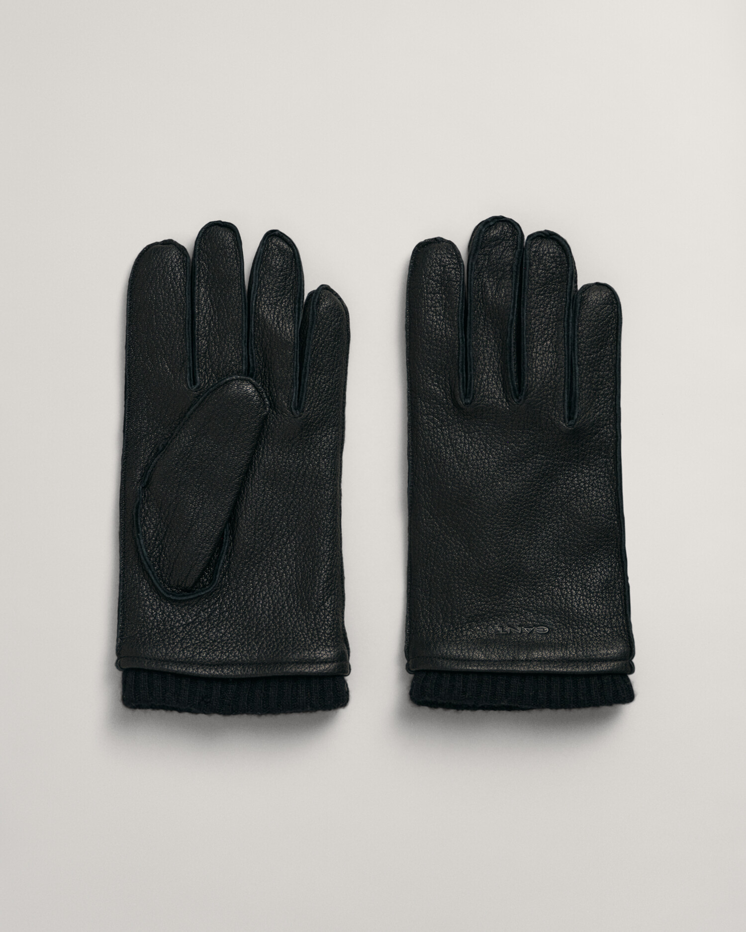 GANT Men Cashmere Lined Leather Gloves (M) | Gant